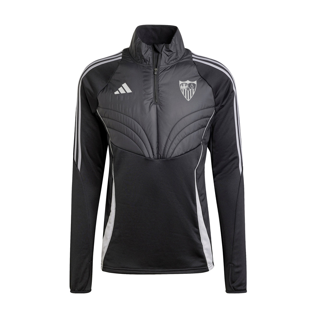 Sudadera adulto paseo Sevilla FC 25/26 negra