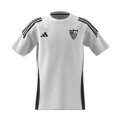 Camiseta niño paseo Sevilla FC 25/26 blanca