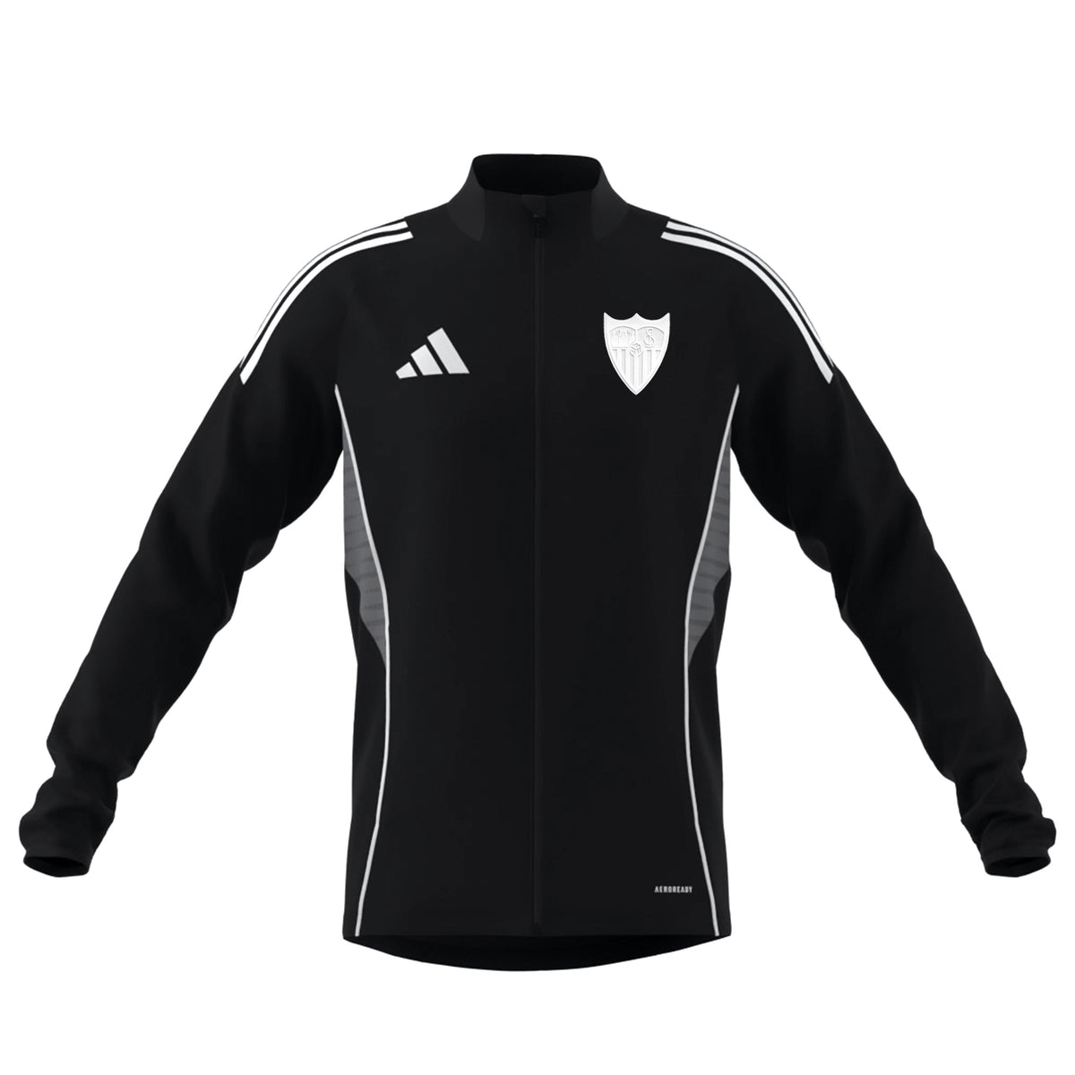 Sudadera chándal adulto Sevilla FC 25/26 negra