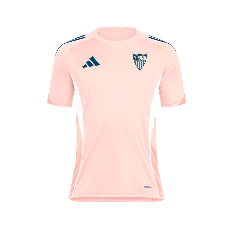 Sevilla FC 25/26 Kids' Training T-shirt – Salmon