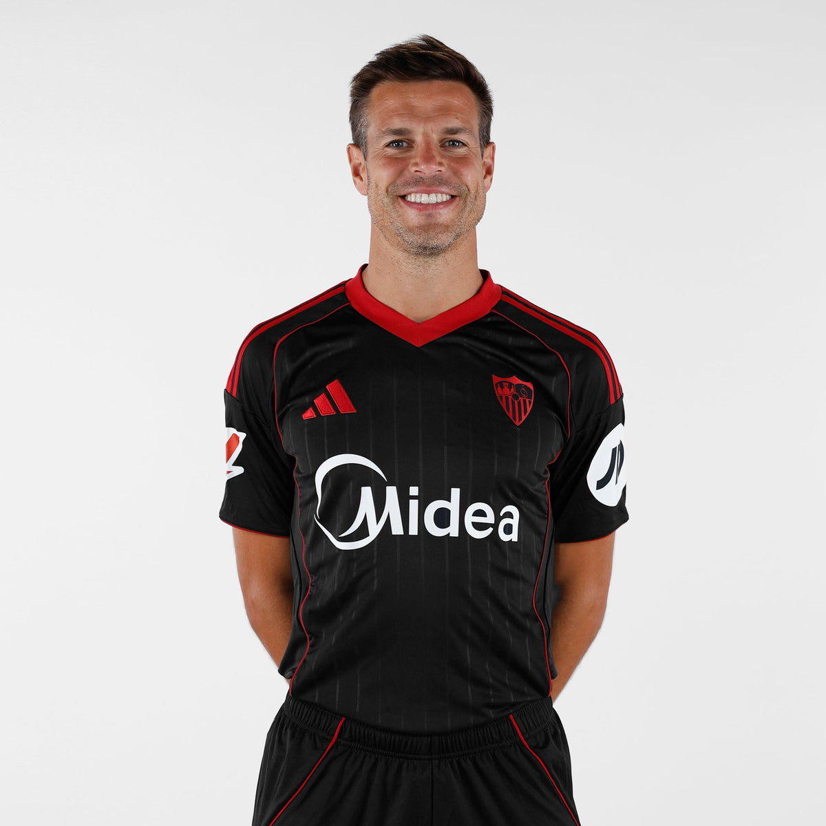 Personalización para Camiseta adulto 3ª Sevilla FC 25/26 negra M / Black