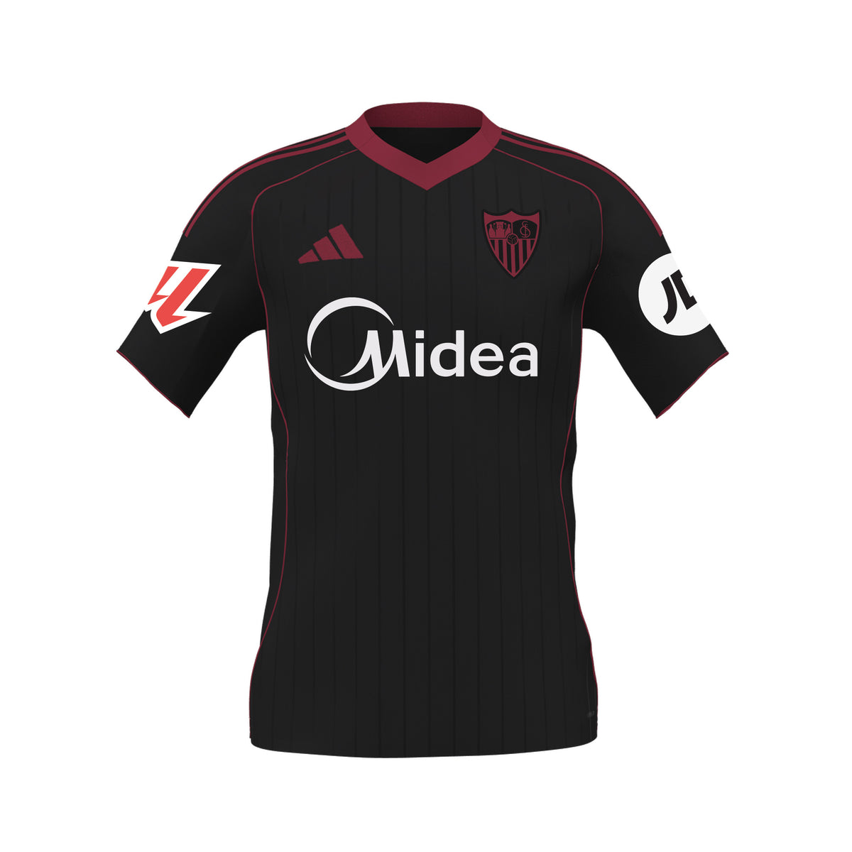 Sevilla FC 25/26 Third Kit Kids Jersey – Black