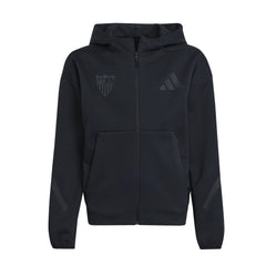 Sudadera niño con capucha Sevilla FC 25/26 negra