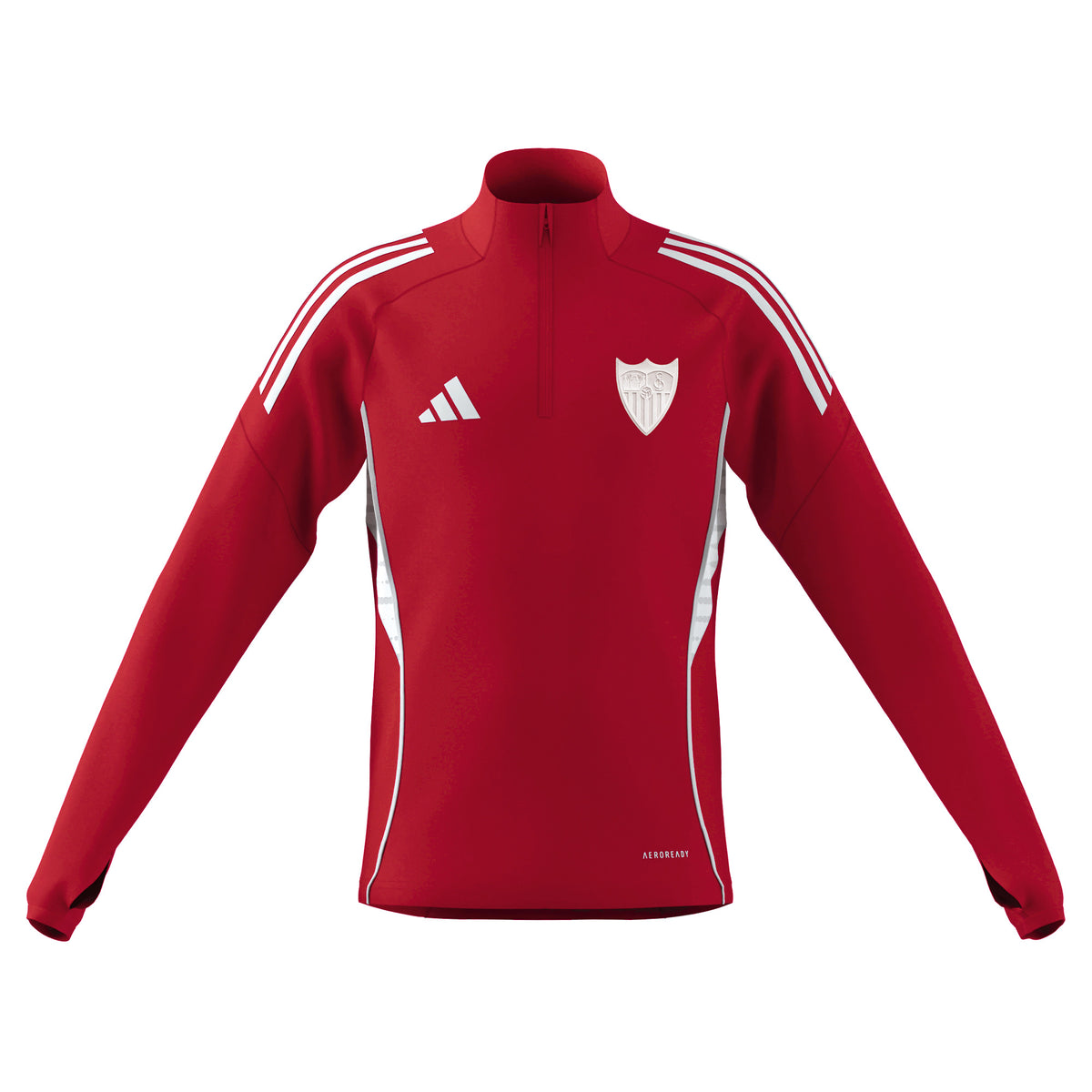 Sudadera adulto entrenamiento Sevilla FC 25/26 roja