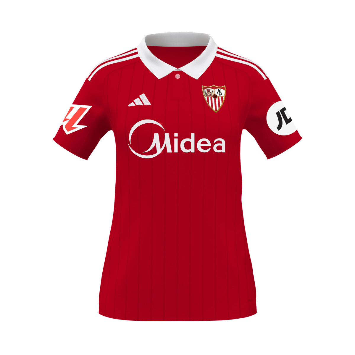 Sevilla FC 25/26 Women’s Away Shirt – Red