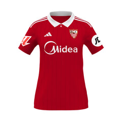 Personalización para Camiseta mujer 2ª Sevilla FC 25/26 roja XS / Red
