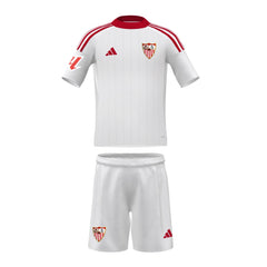 Personalización para Conjunto infantil 1ª Sevilla FC 25/26 blanco 18-24 m / White
