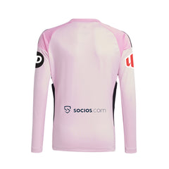 Camiseta 2ª portero niño rosa 25/26