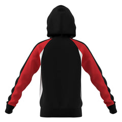 Sudadera niño con capucha Sevilla FC 25/26 negra
