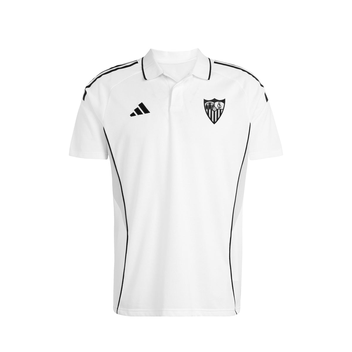 Polo niño paseo Sevilla FC 25/26 blanco