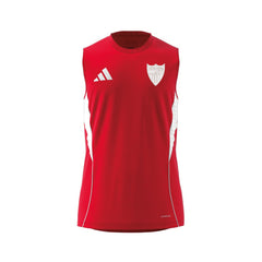 Camiseta adulto entrenamiento sin mangas Sevilla FC 25/26 roja