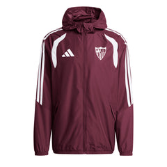 Chubasquero adulto entrenamiento Sevilla FC 26/27 burdeos