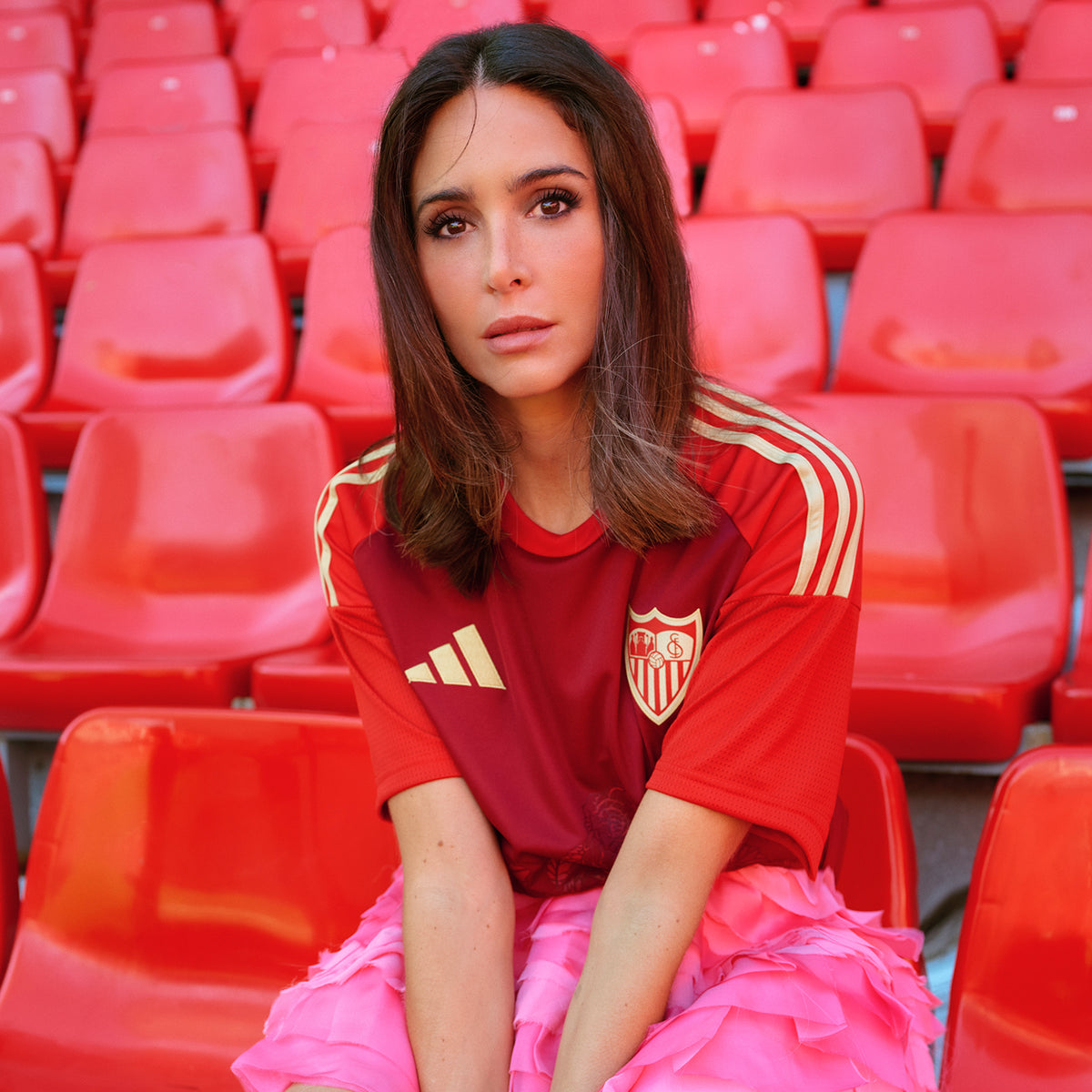 Camiseta edición limitada Rocio Osorno Sevilla FC 25/26 roja