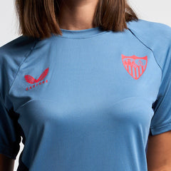 Women sky blue training shirt 24/25