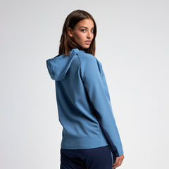 women sky blue tracksuit jacket 4/25