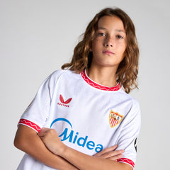 Kids White Home Shirt 24/25