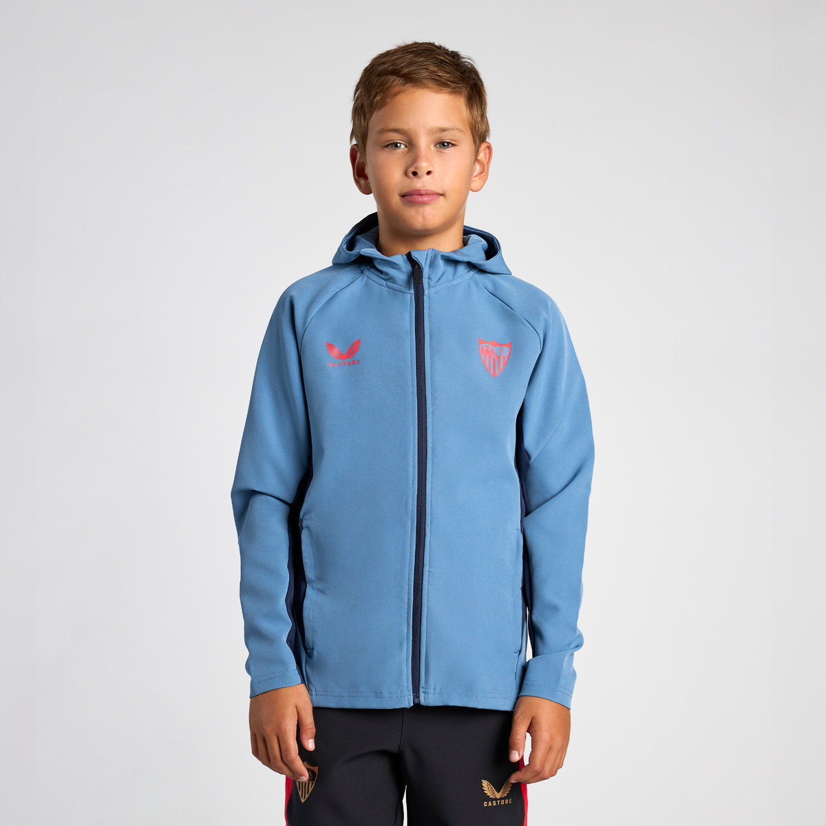 Kids Sky Blue Tracksuit Jacket 24/25