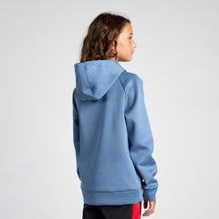 Sudadera celeste con capucha entrenamiento niño 24/25