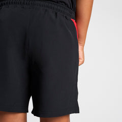 Kids black casual shorts 24/25