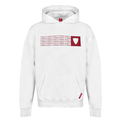 White sweatshirt Nunca te rindas 24/25 Unisex