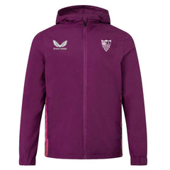 Kids purple training sweatshirt with hood 23/24