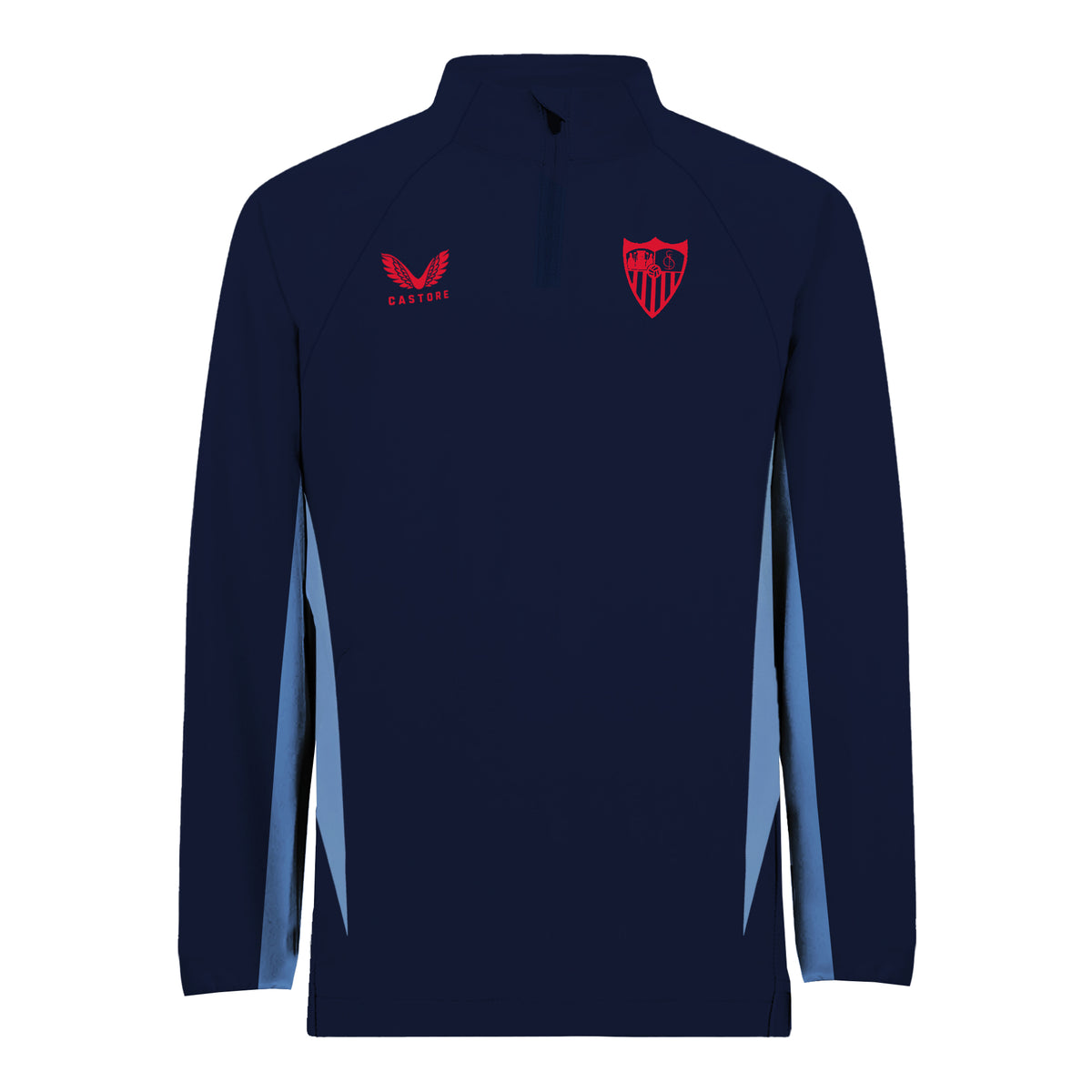 Blue training half zip sweatshirt adults 24/25