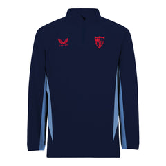 Blue training half zip sweatshirt adults 24/25