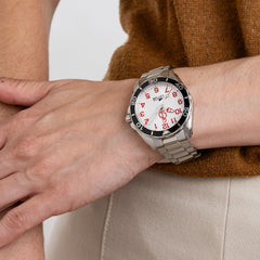 Cadet / women white dial watch
