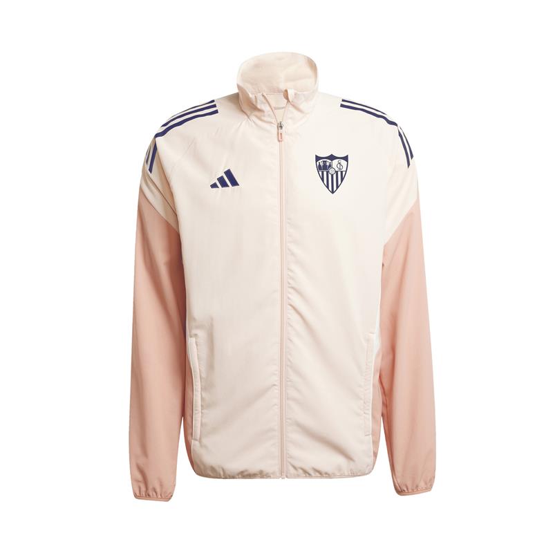 Sevilla FC 25/26 Kids' Training Rain Jacket – Salmon