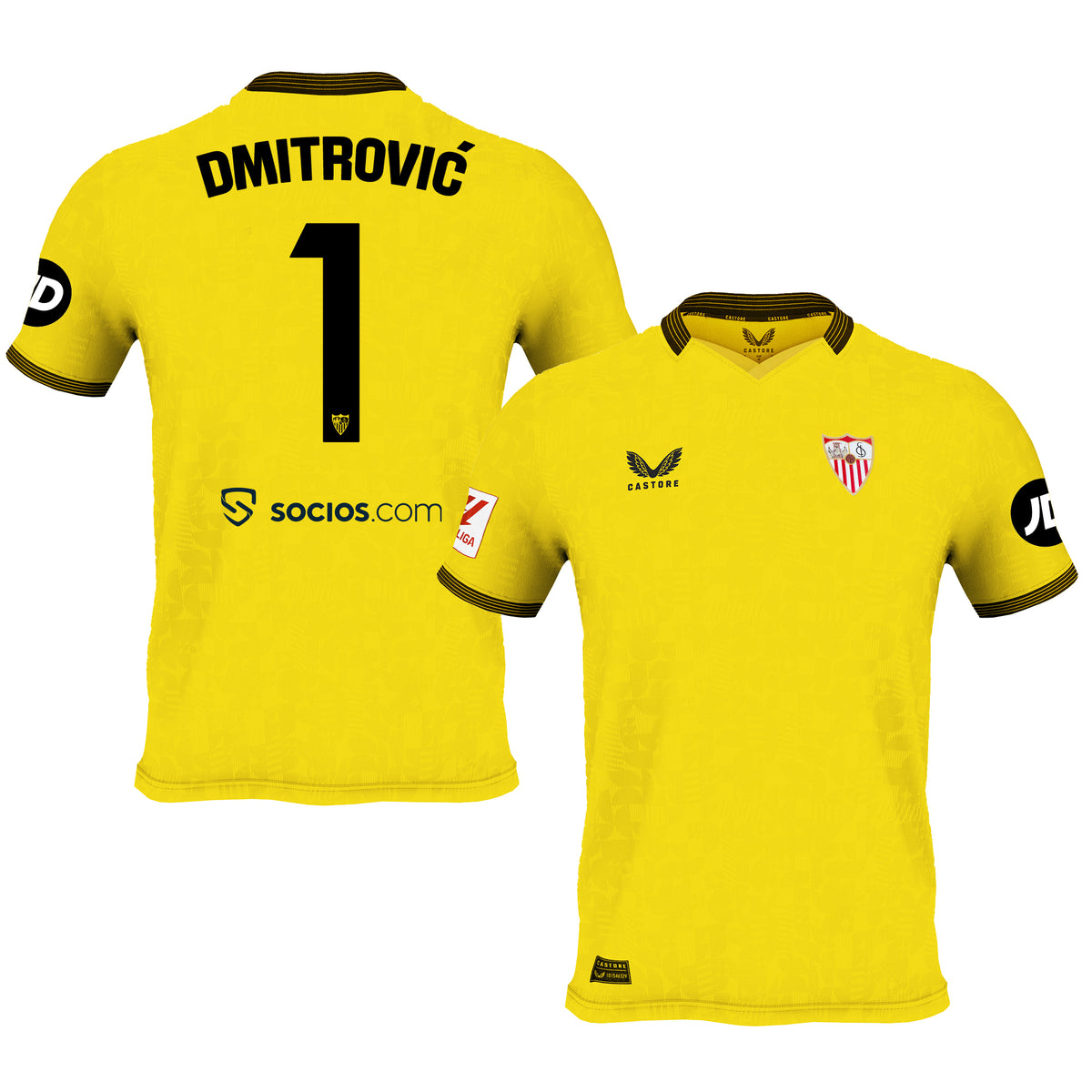 Men Dmitrovic Away Goalkeeper Shirt 23/24 