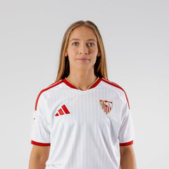 Personalización para Camiseta mujer 1ª Sevilla FC 26/27 blanca XL / White