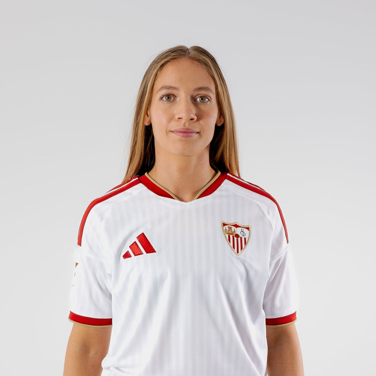 Personalización para Camiseta mujer 1ª Sevilla FC 26/27 blanca XS / White