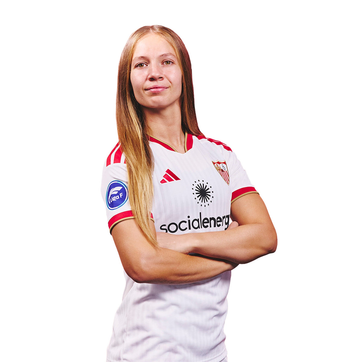 Personalización para Camiseta Femenino 1ª Sevilla FC 26/27 blanca S / White