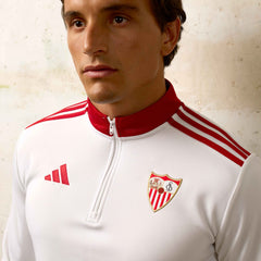 Sudadera blanca prematch adulto 25/26