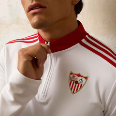 Sudadera blanca prematch adulto 25/26