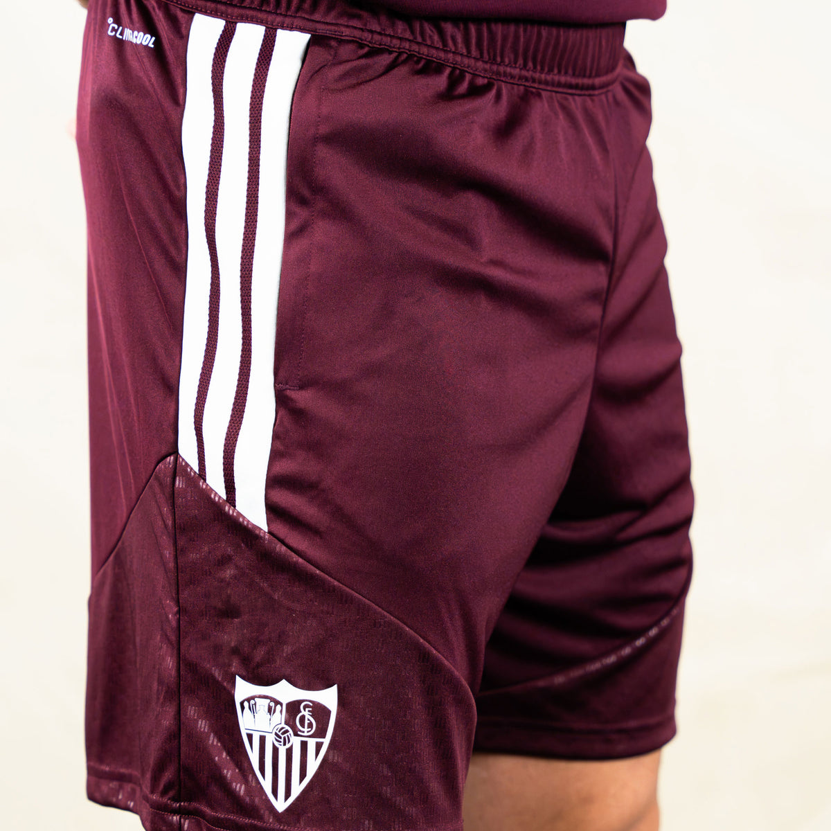 Sevilla FC 26/27 Adult Training Shorts with Pocket – Burgundy