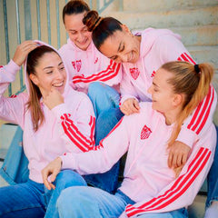 Sudadera mujer con capucha Sevilla FC 25/26 rosa