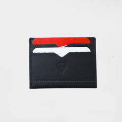 Tarjetero Sevilla FC negro piel