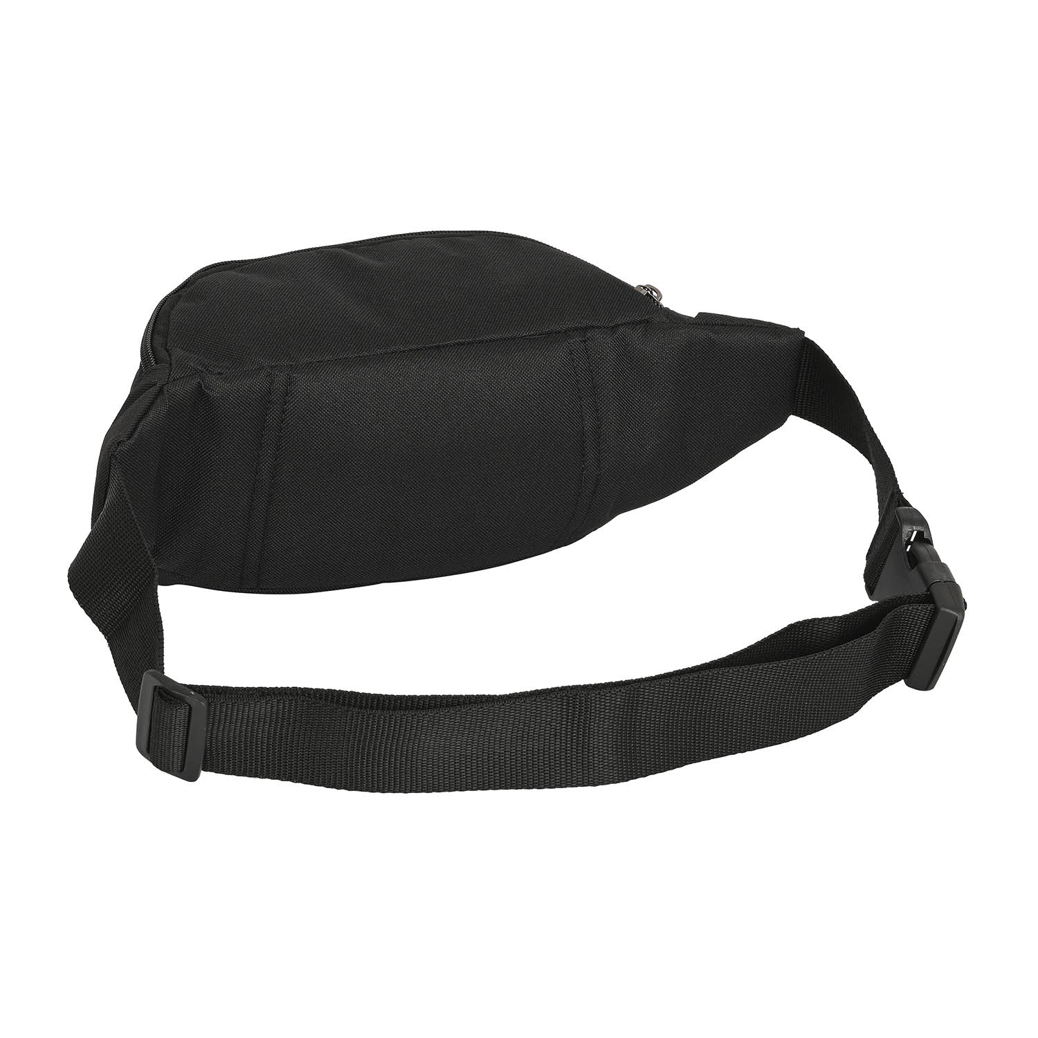 Black bum bag with crest