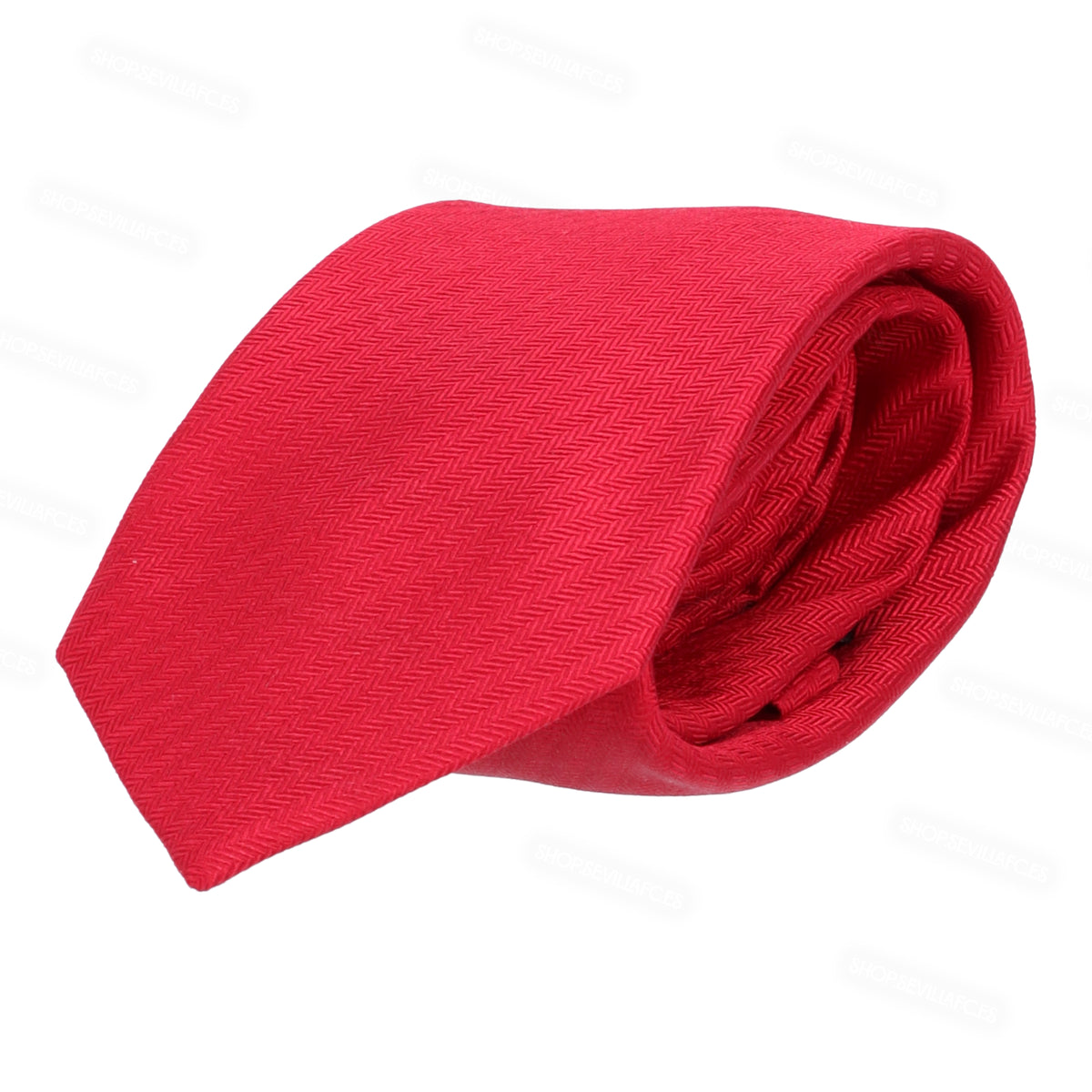 Corbata roja lisa