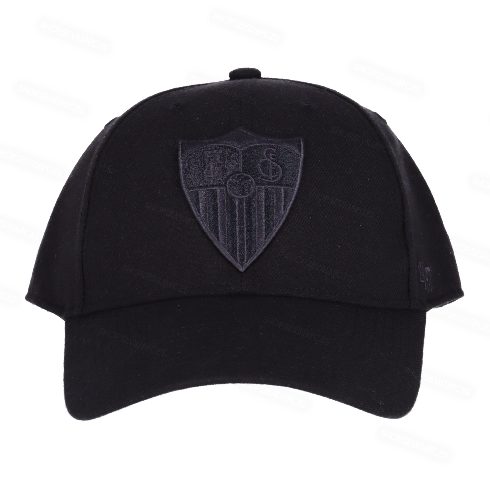 Gorra con escudo negro bordado