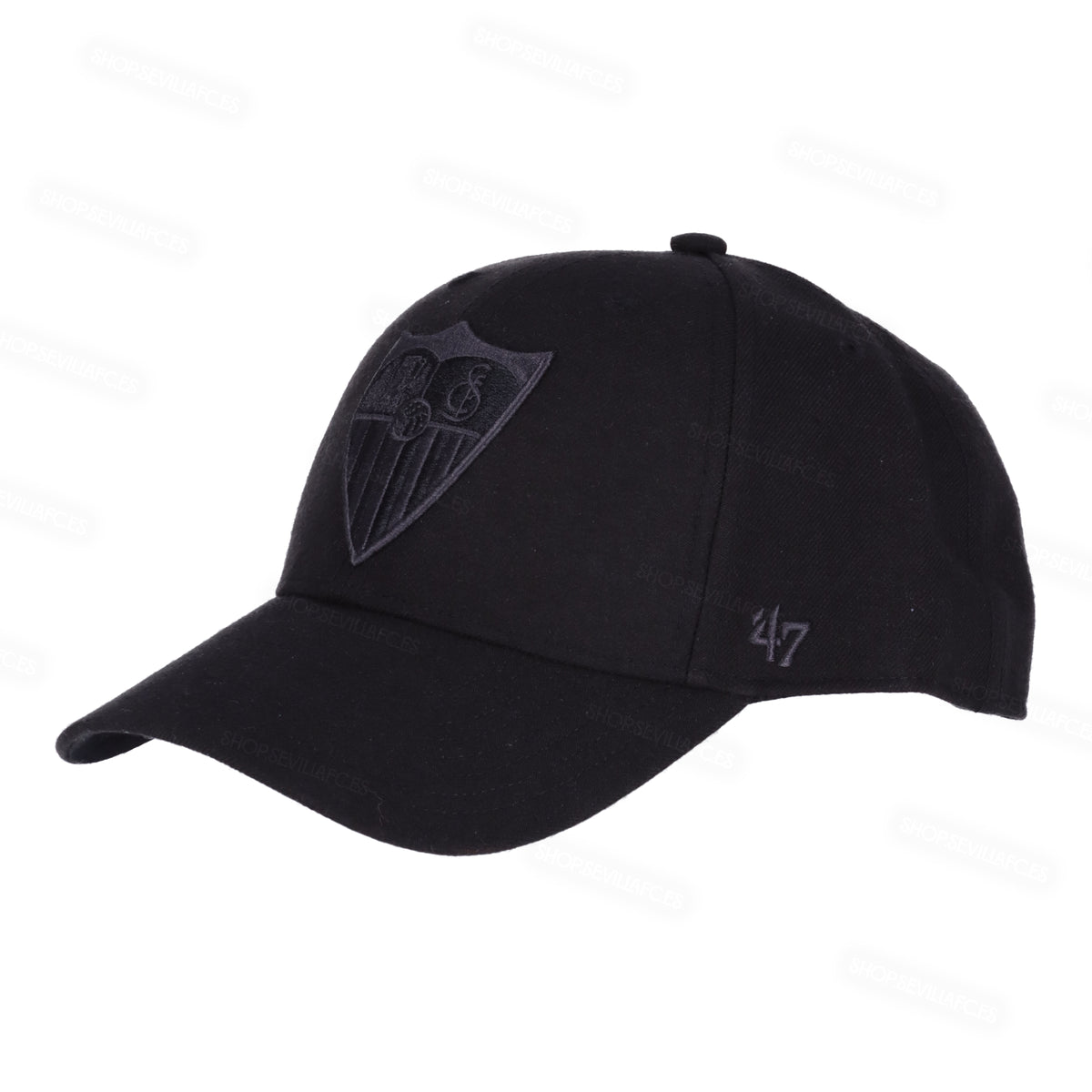 Gorra con escudo negro bordado