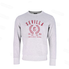 Adult Red and White Family Grey Sweatshirt