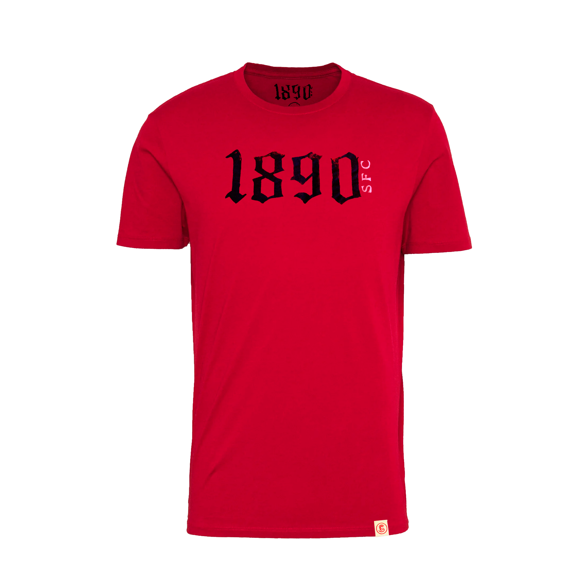 Adult '1890' 'SFC' red shirt